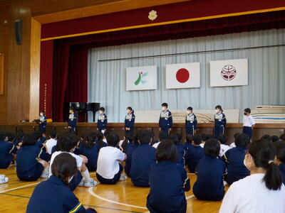 学年朝会１