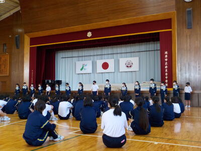 学年朝会２